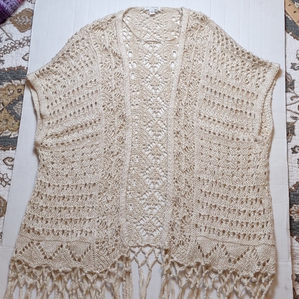 Charming Charlie's Crochet Vest